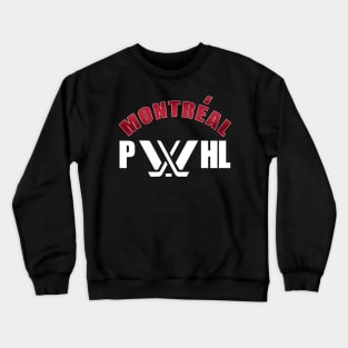 Montreal PWHL white color Crewneck Sweatshirt